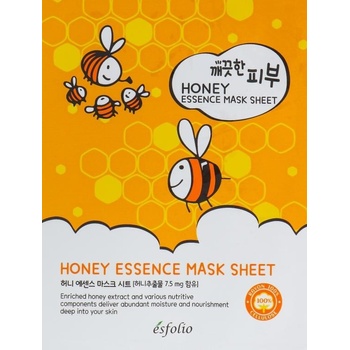 Esfolio Pure Skin Honey Essence Mask Sheet Textílna maska na báze medu 25 ml