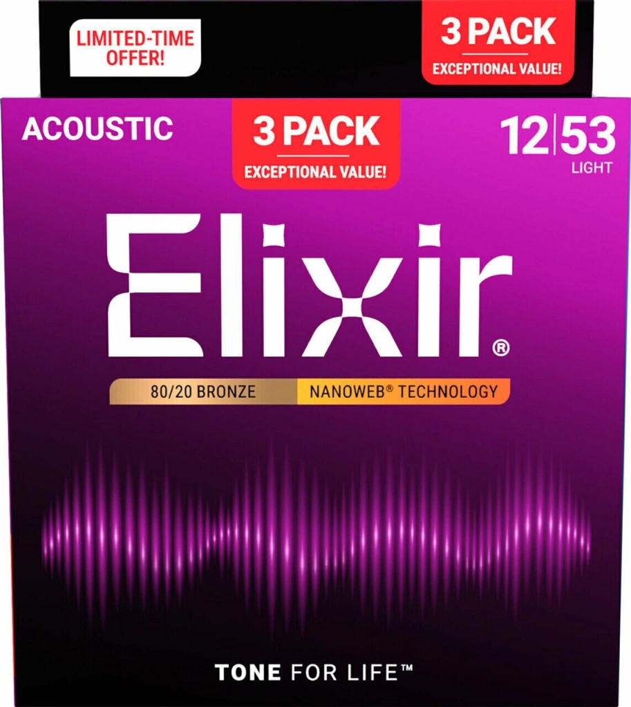 Elixir 16539 3-PACK