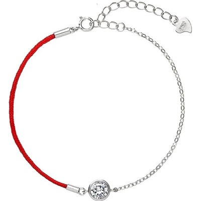 Pavona proti uhranutí stříbrný kulatý krystaly 13004.3 Red