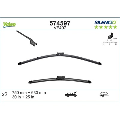 Valeo Silencio X-TRM 750+630 mm VA 574597