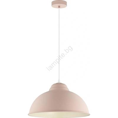 EGLO 54964 - Пендел TRURO-P 1xE27/60W/230V розов (EG54964)