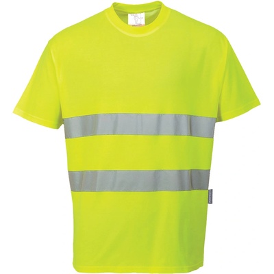 Portwest hi-vis cotton s172 / Функционална светлоотразителна риза - hv жълта xxxl (s172yerxxxl)