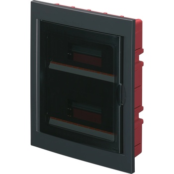 ELMARK Ec630 ТАБЛО ЗА ВГР. 24 МОДУЛА (2Х12) ЧЕРЕН (ec63024ne)