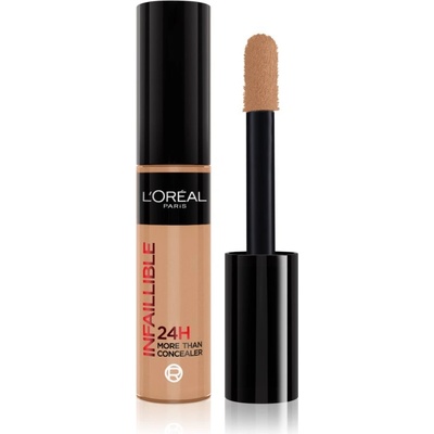 L'Oréal Infaillible 24h More Than Concealer покриващ коректор с матиращ ефект цвят 330 Pecan / 330 Warm Doré 11ml