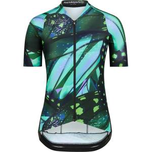 Bioracer Фланелка с къс ръкав за колоездене Bioracer Women's Icon Jersey Cycling jersey - Papillon Moss Green - размер XL (156-1891-0615)