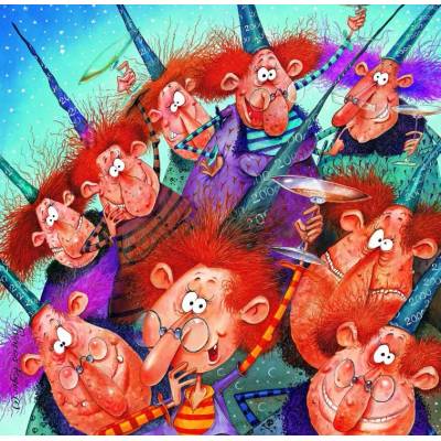 Grafika - Puzzle François Ruyer - Witches selfie - 1 000 piese