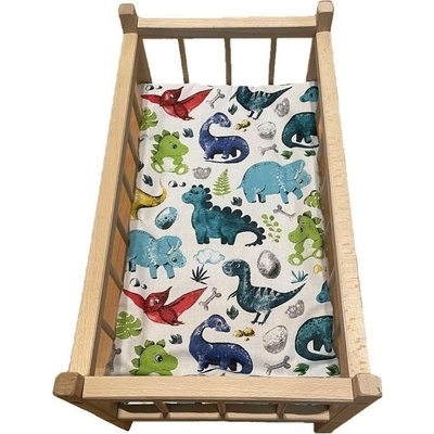 SDS matrac do postieľky pre bábiky Dino 50x28 cm