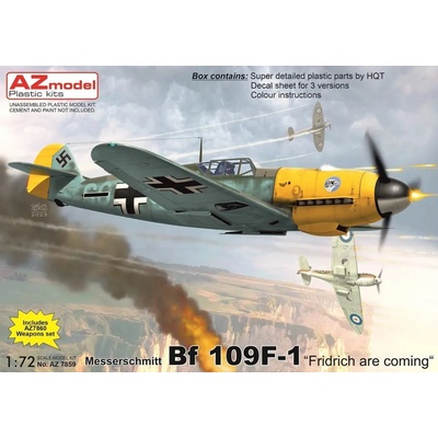 AZmodel Messerschmitt Bf 109 F-1 Fridrich are Coming 1:72