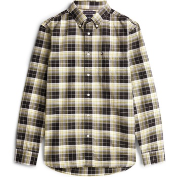 Tommy Hilfiger Риза с дълъг ръкав Tommy Hilfiger Men's Check Oxford Long Sleeve Patterned Shirt - Black / Check