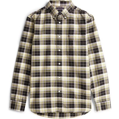Tommy Hilfiger Риза с дълъг ръкав Tommy Hilfiger Men's Check Oxford Long Sleeve Patterned Shirt - Black / Check