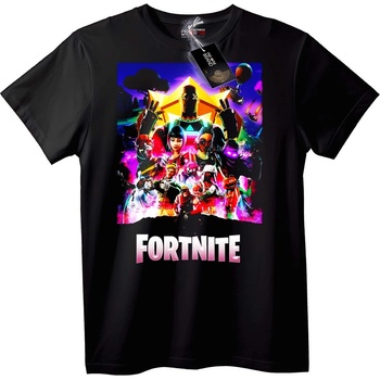 NOONEBRAND Тениска Fortnite Герои - 7XL, Black