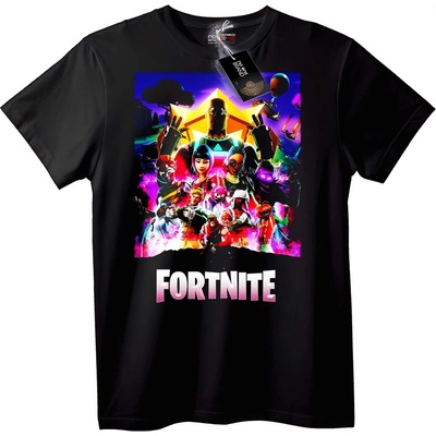 NOONEBRAND Тениска Fortnite Герои - 7XL, Black