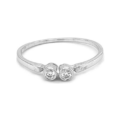 Beny Jewellery zlatý zásnubní s diamanty 2010305