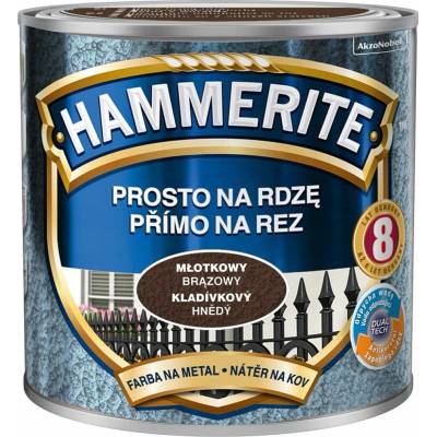 Hammerite přímo na rez 0,70L, kladívkově hnědá
