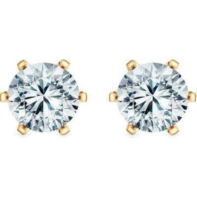 SAVICKI Náušnice The Journey: žlté zlato, laboratórne diamanty TJ-K01-BR-075-LAB-Z