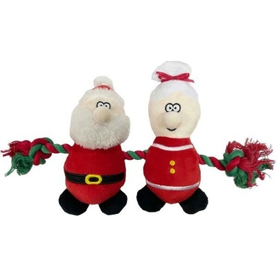 HP plyš Rope Duo Mr a Mrs Claus 35 cm