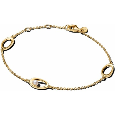 PANDORA Essence s organickým tvarem a bílou perlou 1 564677C01-16