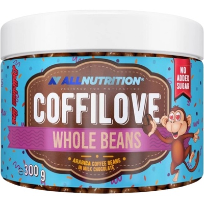 AllNutrition CoffiLove | Whole Arabica Coffee Beans in Milk Chocolate [300 грама]