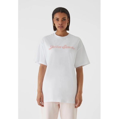 Mister Tee Тениска W-Sense Retro Logo T-Shirt white XXLUB-SENSE285-00220 - Тъмносив, размер XS