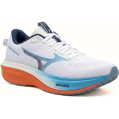 Mizuno Wave Rider 30 Men White / Blue Jewel / Orange