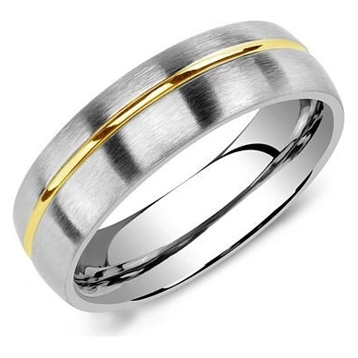 SILVEGO Snubní prsten z chirurgické oceli pro muže PARIS RRC2048 M