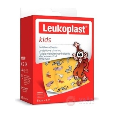 Leukoplast Kids náplast role 6 cm x 1 m