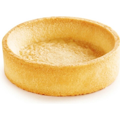 Pastry sladká máslová tartaletka rovný okraj 7cm 1,8cm 10 ks