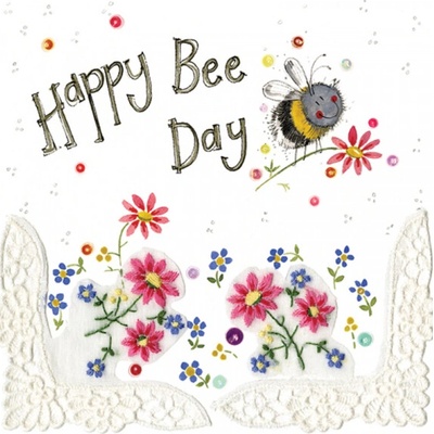 Přání s obálkou - Bee day - Alex Clark