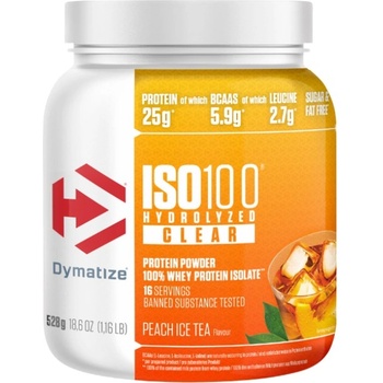 Dymatize ISO 100 Hydrolyzed Clear Whey Protein | Срок на годност: 31.03. 2026 [512 грама] Wild Berry Lollipop