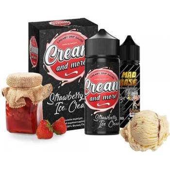 Image 1 of Mad Juice Strawberry Ice Cream+ 30ml/120ml