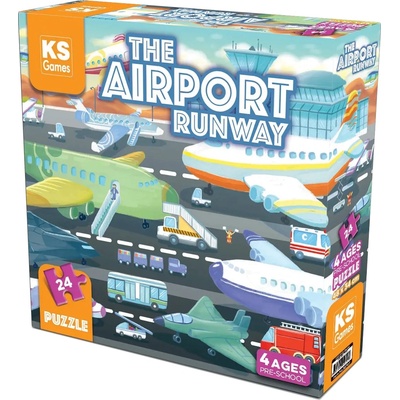 KS Games Пъзел KS Games от 24 части - Летищна писта (PRS32707)