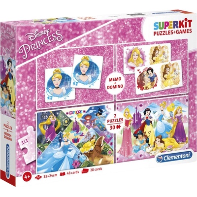 Clementoni SuperKit Disney Princess Пъзел За момичета 4+ години 2 x 30 + 48 + 28 бр