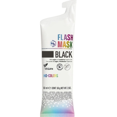 Salerm HD Colors Flash Mask barvicí maska černá 60 ml