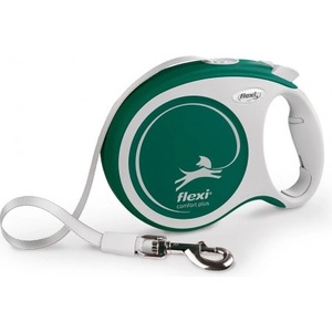 flexi Автоматичен повод Flexi COMFORT PLUS L ЛЕНТА - Зелен, 8 м за кучета до 50 кг NOBBY Germany 04612