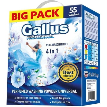 Gallus Professional 4v1 Prášok na pranie Universal 3,05 kg