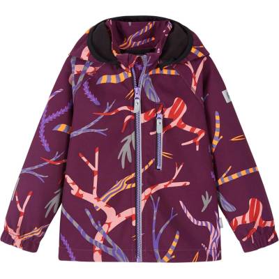 Reima Детско софтшел яке Reima Kid's Vantti Softshell jacket - Deep Purple AOP - размер 116 (EU) (703-6406-1717)
