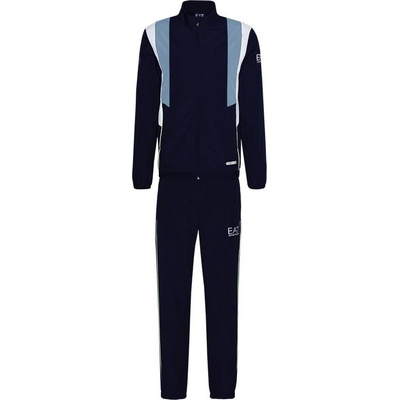 EA7 Man Woven Tracksuit modrá