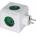 allocacoc PowerCube Original 4 sockets 2x USB green