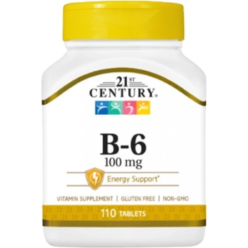 21st Century Vitamin B-6 100 mg [110 Таблетки]