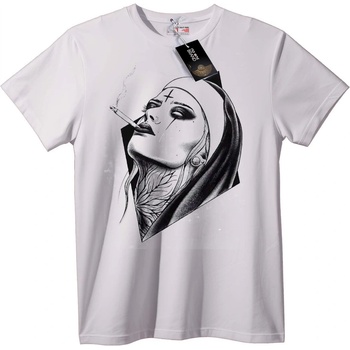 NOONEBRAND Тениска Религиозен Бунтар - XL, White