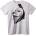 NOONEBRAND Тениска Религиозен Бунтар - XL, White