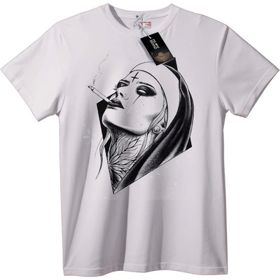 NOONEBRAND Тениска Религиозен Бунтар - XL, White