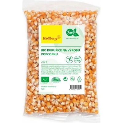 Wolfberry Kukuřice na popcorn BIO 250 g