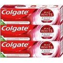 Zubní pasty Colgate Max White Expert Original 3 x 75 ml