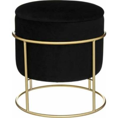 Atmosphera Pouffe Eliane černá