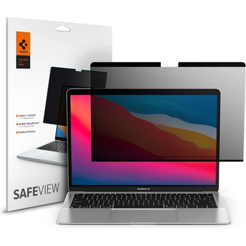Spigen Safe View Privacy Фолио за MacBook Air 13 M2 / M3 / M4 (2022-2025) (AFL06253)
