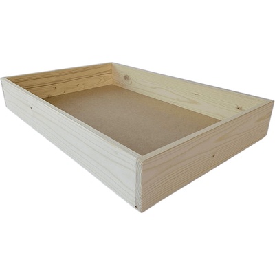 Kareš spol. s r.o. Dřevěný box 400 x 600 x 90 mm Bílá – Zbozi.Blesk.cz