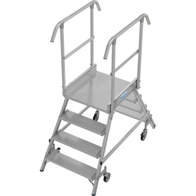 KRAUSE Мобилна платформена стълба с колела и двустранен достъп Krause, 2x4 (07821089) (07821089)
