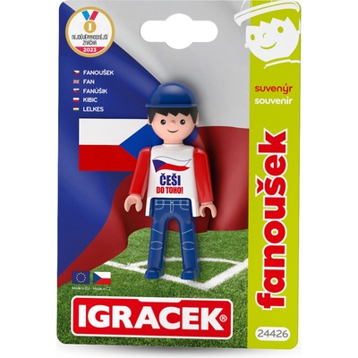 EFKO Igráček Fanoušek - figurka s vlajkou
