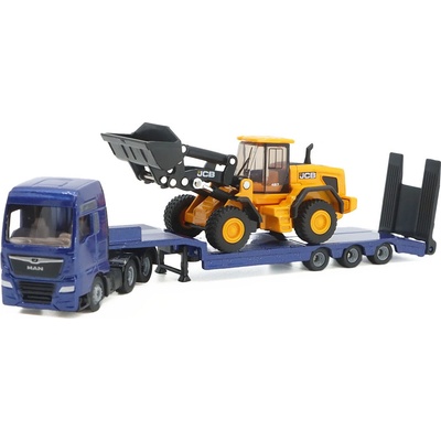 SIKU Nakladač MAN s kolovým nakladačem JCB 1:87